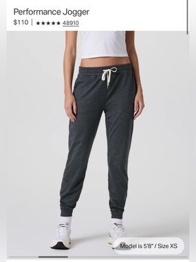 Vuori Performance Jogger Pants - Charcoal